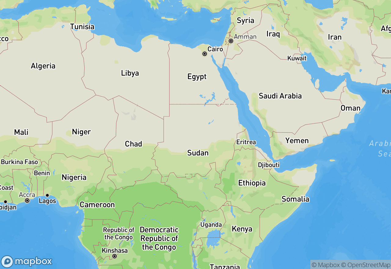 Extrait de carte du théâtre Afrique maritime : Suez · Bab-el-Mandeb · Ormuz · golfe de Guinée
